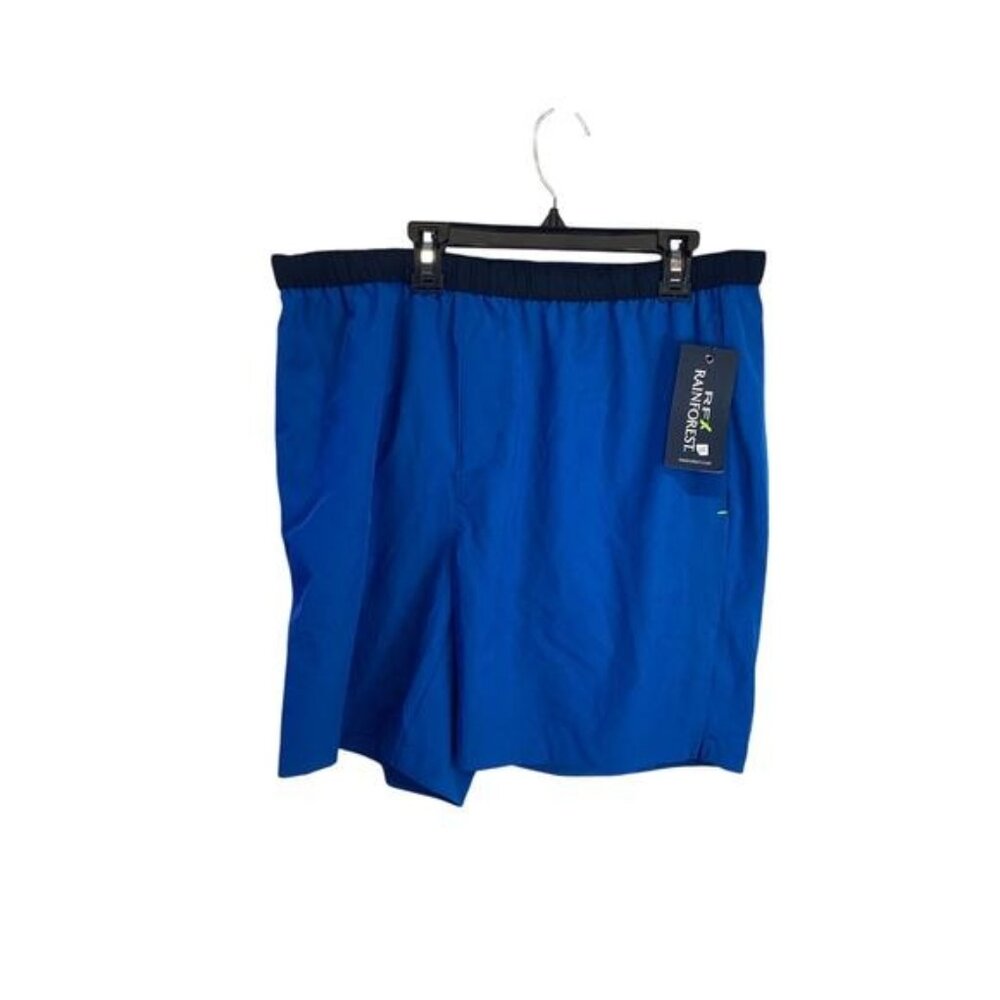 Preppy Streetwear Coquette Utility RFX Rainforest Swim Short Men Large